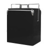 Black 17L Metal Cooler Boxes